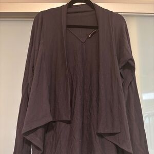 Athleta open purple size medium cardigan